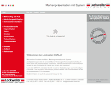 Tablet Screenshot of lockweiler-display.de